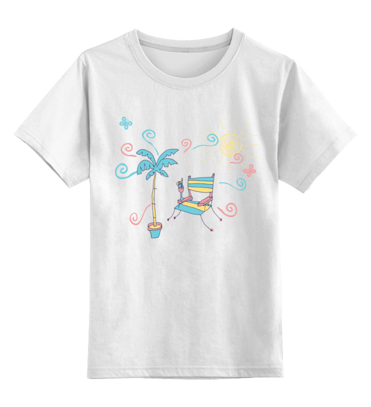 Printio Детская футболка классическая унисекс Лето! пластиковая мебель pilsan детская скамейка
