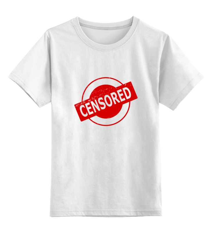 Printio Детская футболка классическая унисекс Цензура
