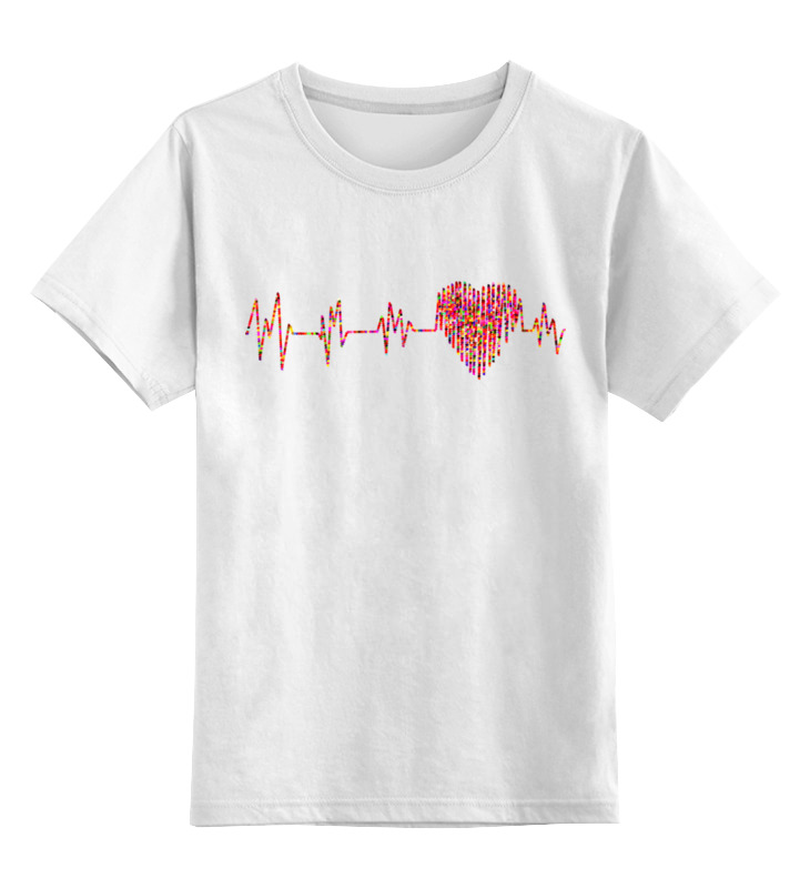 Printio Детская футболка классическая унисекс Пульс сердце