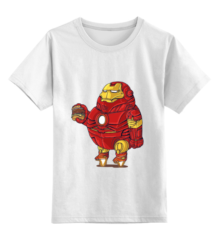 Printio Детская футболка классическая унисекс Fat ironman printio майка классическая fat ironman
