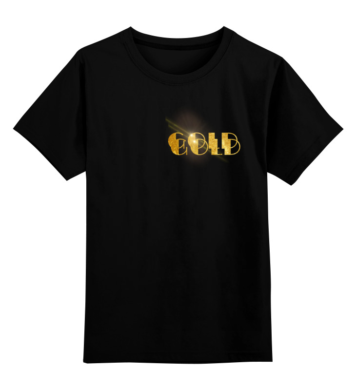 Printio Детская футболка классическая унисекс Gold danz