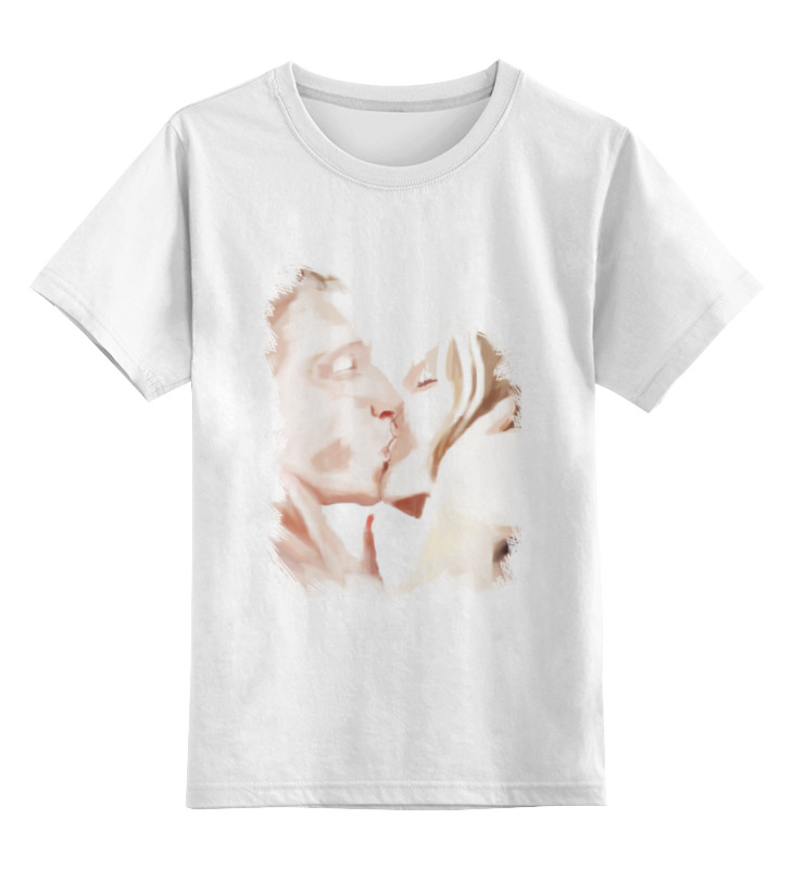 Printio Детская футболка классическая унисекс Поцелуй влюбленных