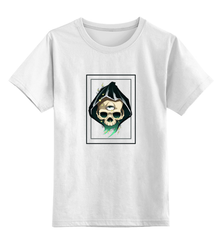 printio детская футболка классическая унисекс цветной череп Printio Детская футболка классическая унисекс Череп