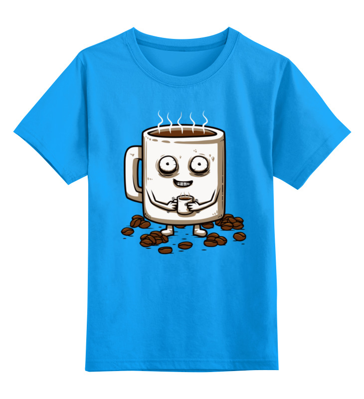 Printio Детская футболка классическая унисекс Кофе (coffee) printio детская футболка классическая унисекс coffee time время кофе