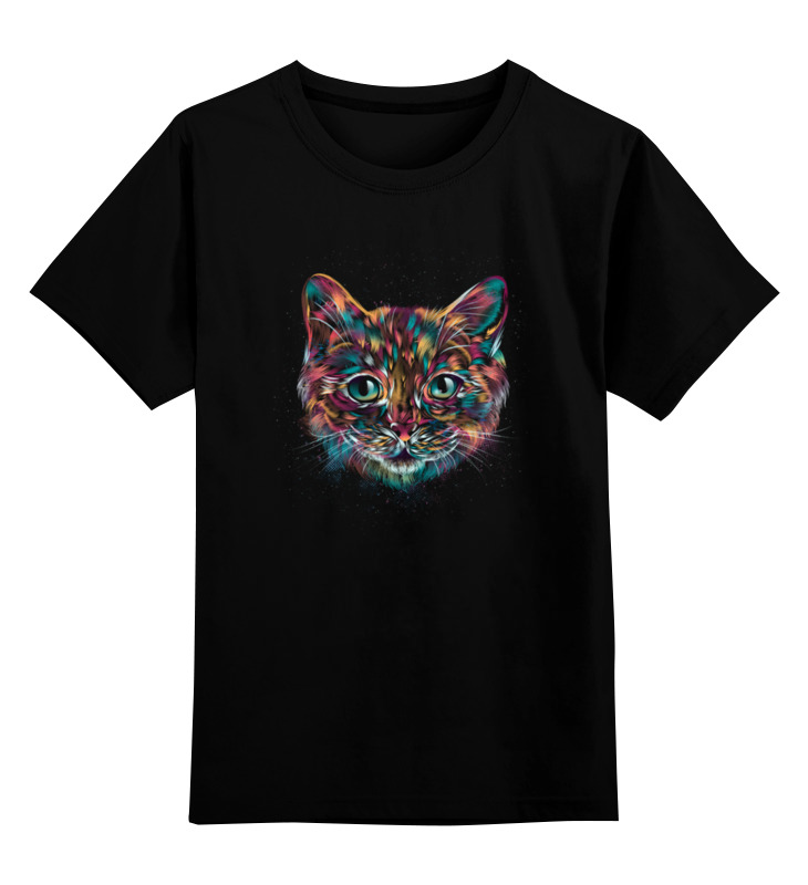 Printio Детская футболка классическая унисекс Пёстрый кот