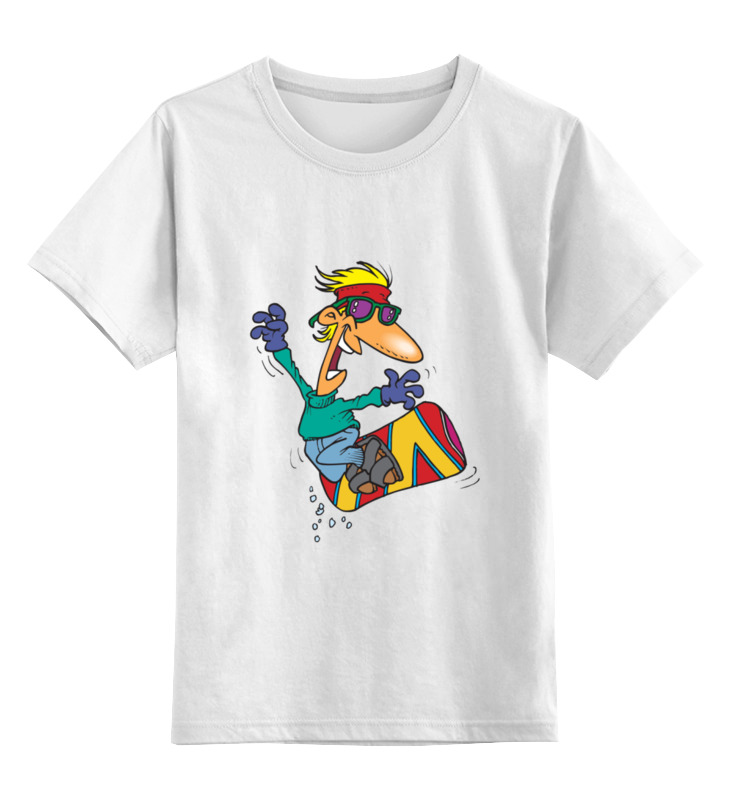 цена Printio Детская футболка классическая унисекс Сноуборд