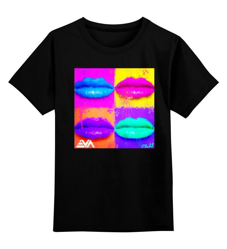 Printio Детская футболка классическая унисекс Pop lips