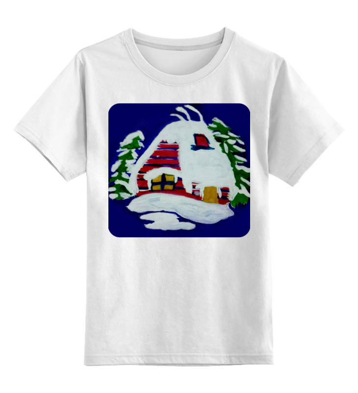 Printio Детская футболка классическая унисекс Дом в лесу