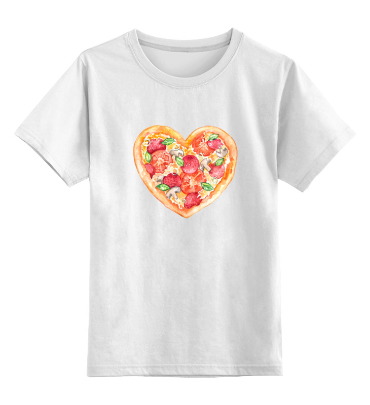 Printio Детская футболка классическая унисекс Пицца это любовь детская футболка любовь это 140 синий
