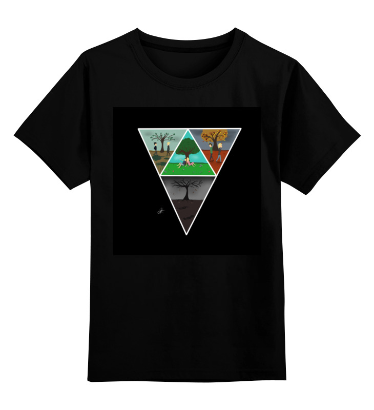 Printio Детская футболка классическая унисекс Треугольник нашей любви