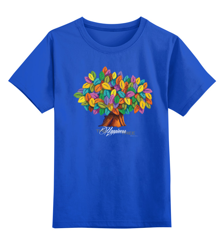 детская футболка любовь жестами 104 синий Printio Детская футболка классическая унисекс Icalistini the happiness tree дерево счастья