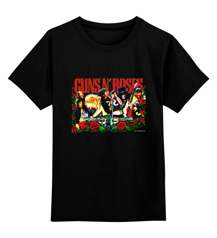 Printio Детская футболка классическая унисекс Gun's n' roses виниловые пластинки geffen records ost e t john williams lp