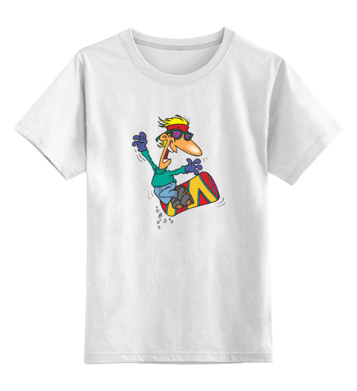 цена Printio Детская футболка классическая унисекс Сноуборд