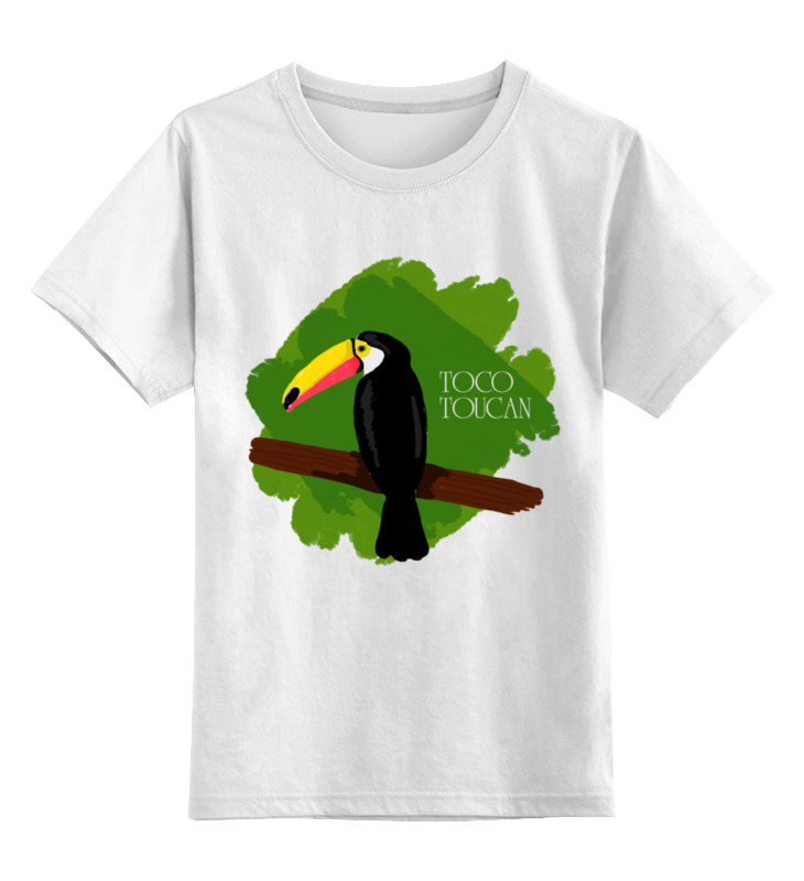 Printio Детская футболка классическая унисекс Тукан детская футболка птицы ну чирик 116 белый