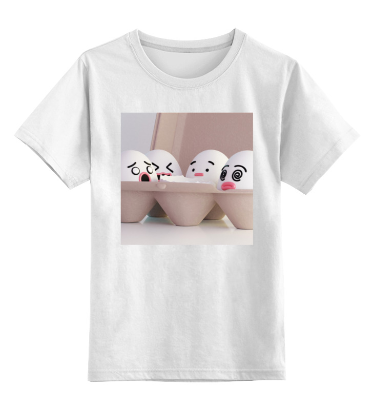 Printio Детская футболка классическая унисекс Травмированные яйца printio футболка классическая травмированные яйца