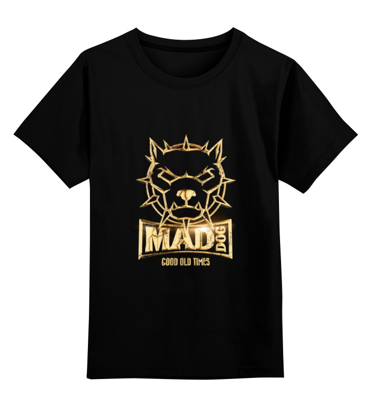 Printio Детская футболка классическая унисекс Mad dog gold printio лонгслив mad dog gold