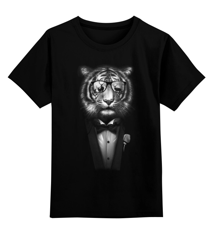 Printio Детская футболка классическая унисекс Мистер тигр