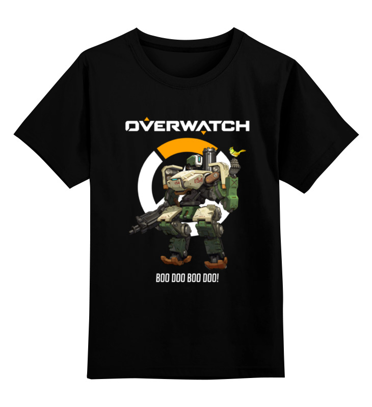 Printio Детская футболка классическая унисекс Overwatch. бастион printio детская футболка классическая унисекс overwatch бастион