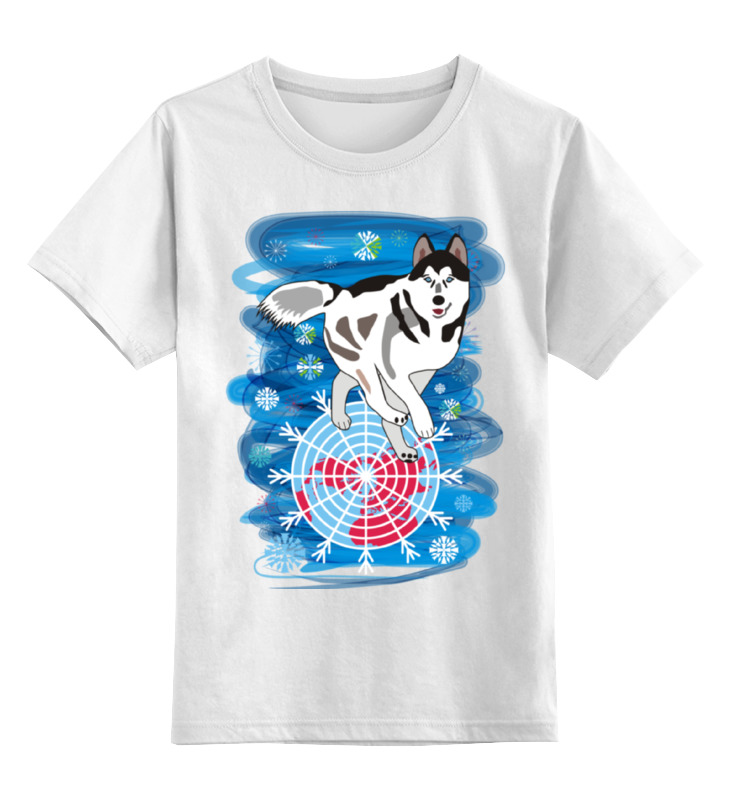 Printio Детская футболка классическая унисекс Бегущая по снегам printio футболка классическая бегущая по снегам