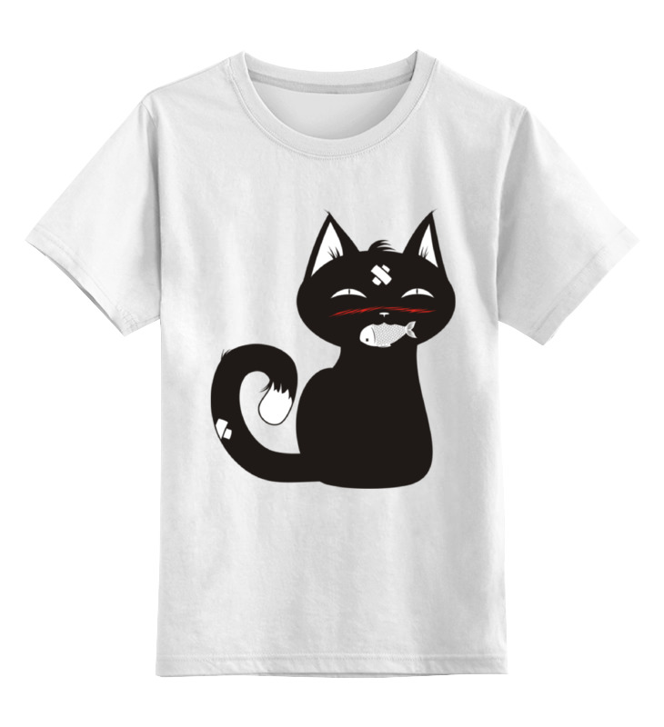 Printio Детская футболка классическая унисекс Котенок-охотник мужская футболка белый котенок s черный