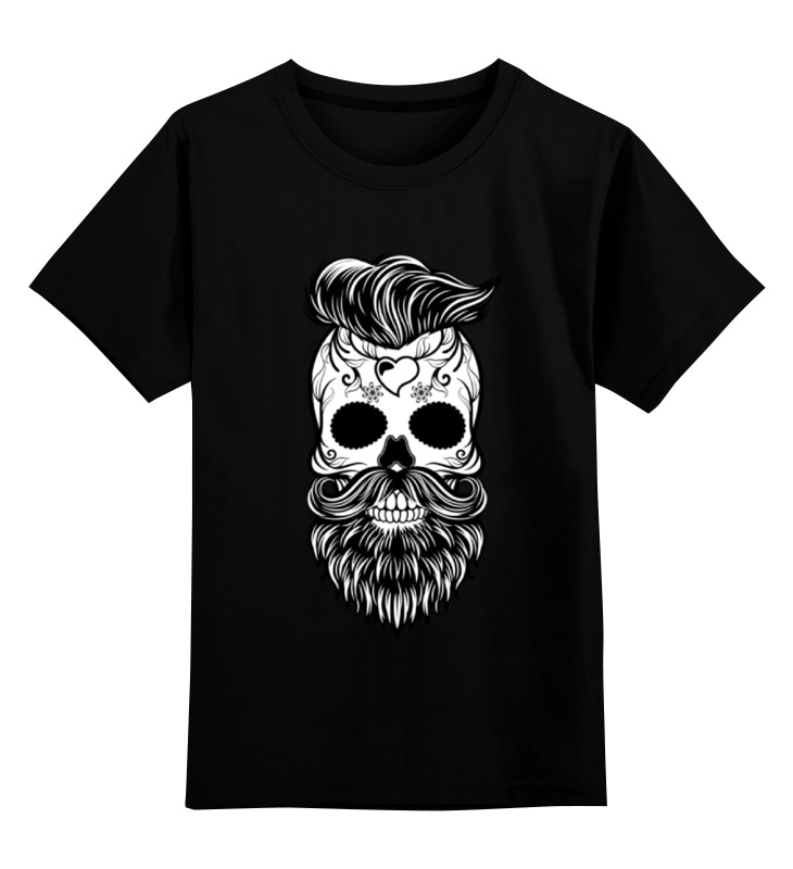 Printio Детская футболка классическая унисекс Hipster skull