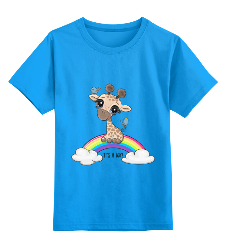 Printio Детская футболка классическая унисекс Жирафчик printio футболка классическая жирафчик