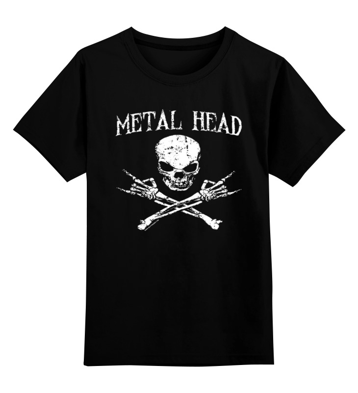 Printio Детская футболка классическая унисекс Metal head