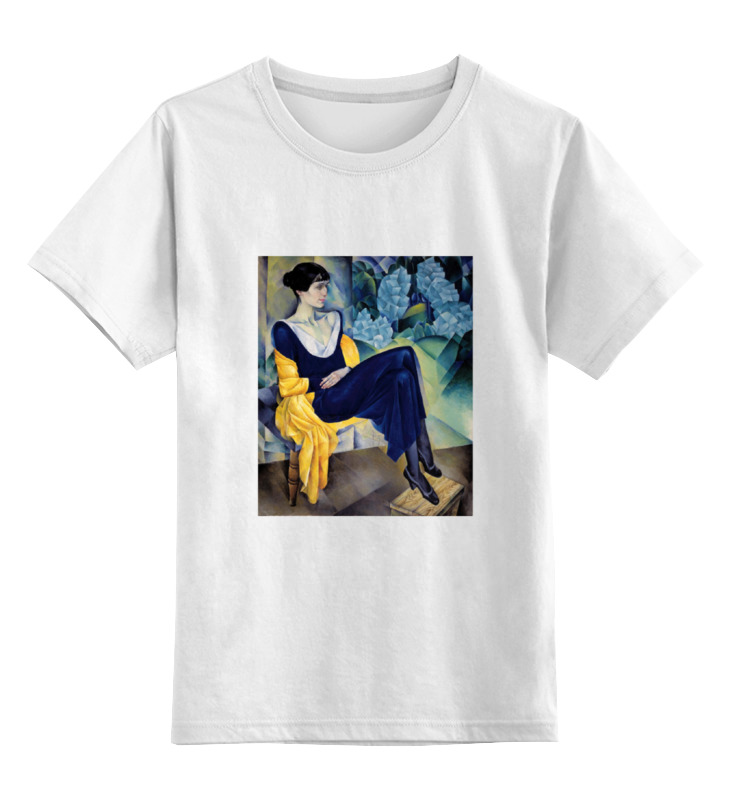 Printio Детская футболка классическая унисекс Портрет а. а. ахматовой (натан альтман)