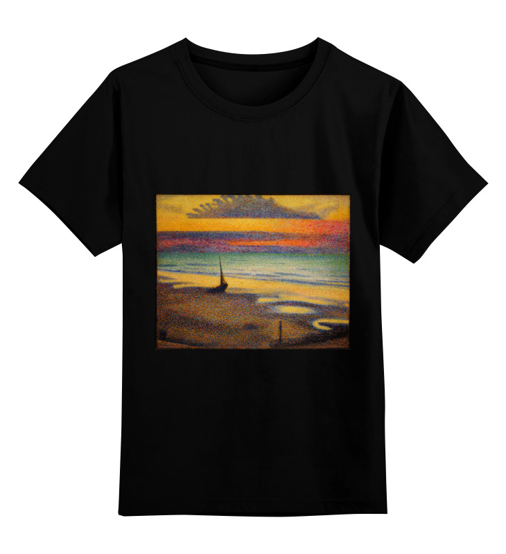 printio футболка wearcraft premium slim fit пляж в хейсте жорж леммен Printio Детская футболка классическая унисекс Пляж в хейсте (жорж леммен)