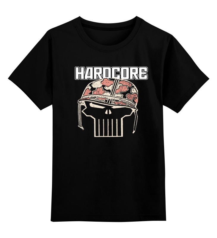 Printio Детская футболка классическая унисекс Череп в каске hardcore printio шапка классическая унисекс hardcore training