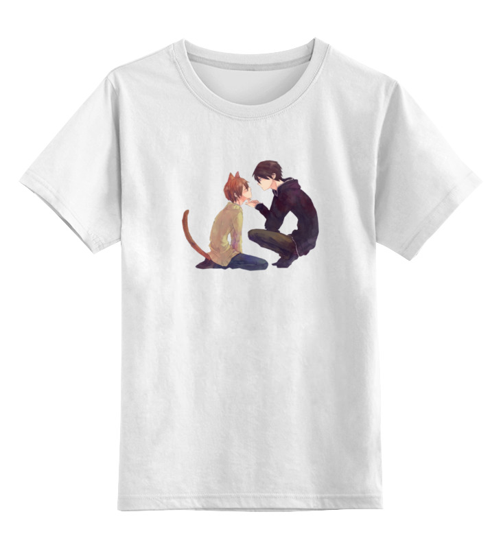 printio детская футболка классическая унисекс влюблённые собачки Printio Детская футболка классическая унисекс Влюблённые