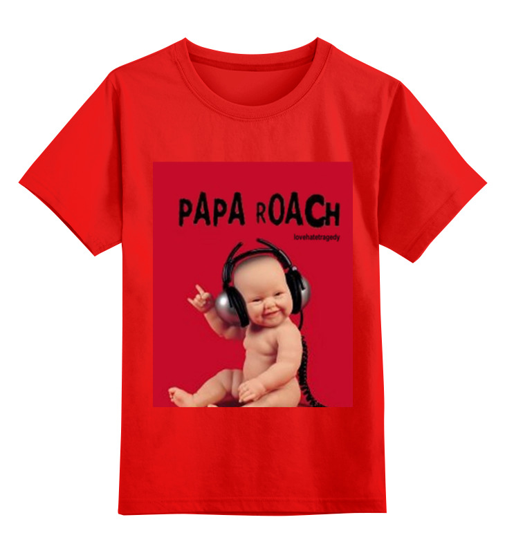 Printio Детская футболка классическая унисекс Papa roach - lovehate tragedy album printio свитшот унисекс хлопковый papa roach lovehate tragedy album