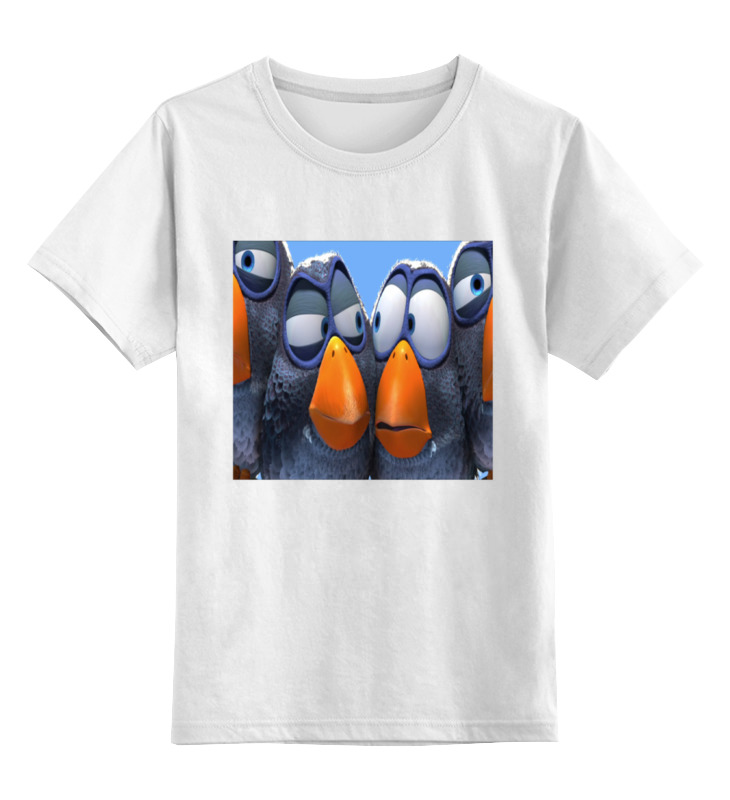 Printio Детская футболка классическая унисекс Птицы