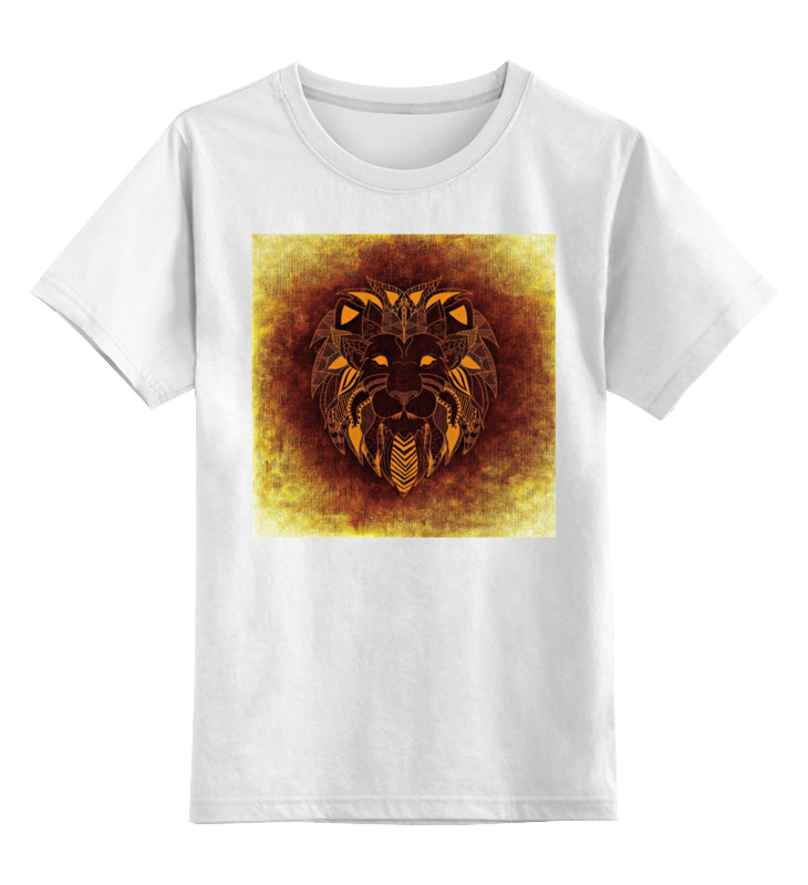 Printio Детская футболка классическая унисекс Лев тотем printio футболка классическая лев тотем