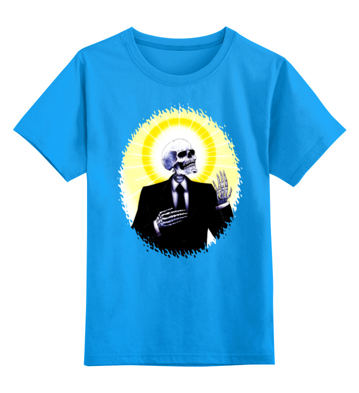 цена Printio Детская футболка классическая унисекс Holy skeleton