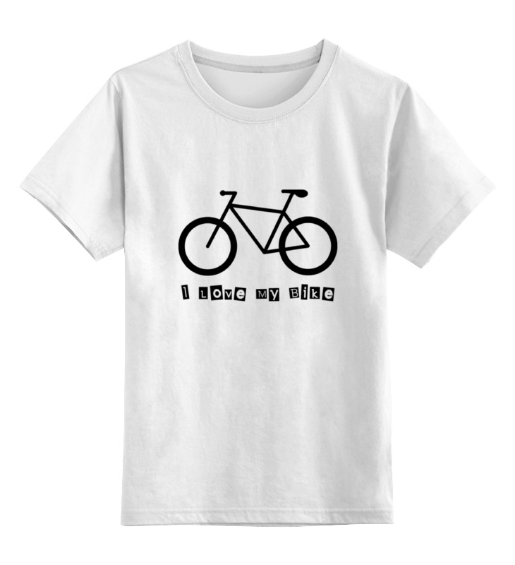 Printio Детская футболка классическая унисекс I love my bike цена и фото