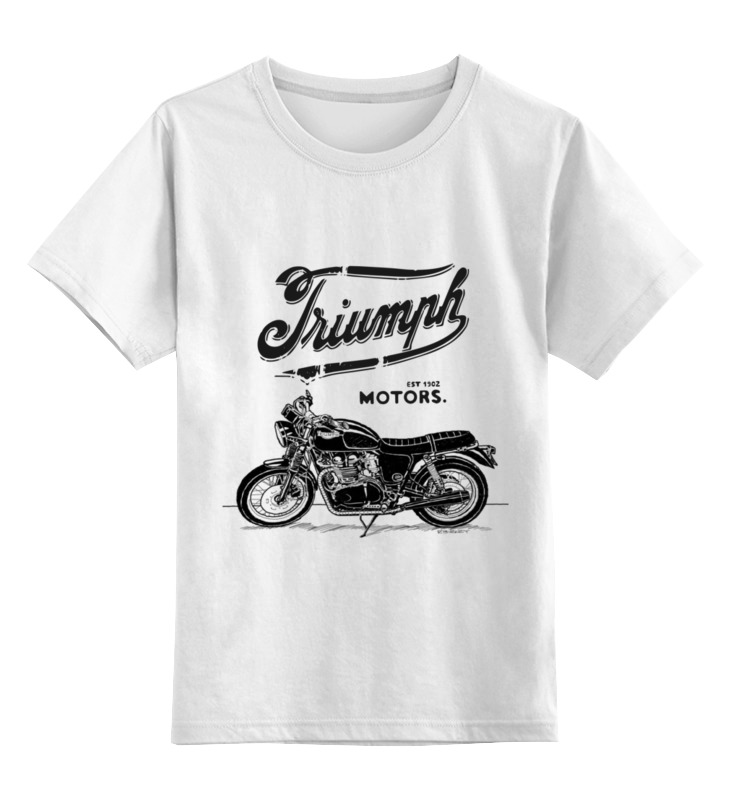 Printio Детская футболка классическая унисекс Triumph motorcycles printio сумка triumph motorcycles