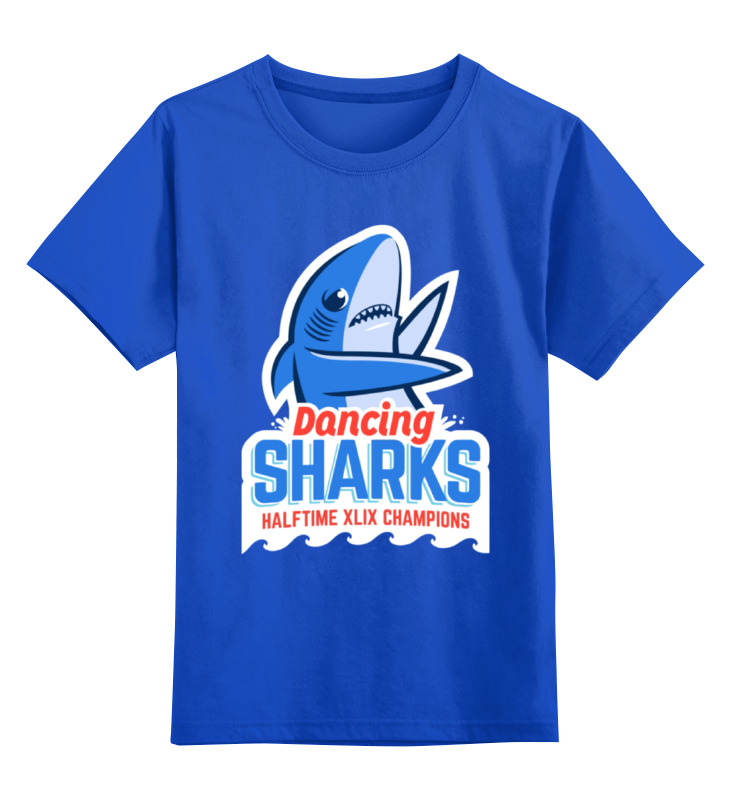 Printio Детская футболка классическая унисекс Танцующая акула (суперкубок) printio толстовка wearcraft premium унисекс танцующая акула суперкубок