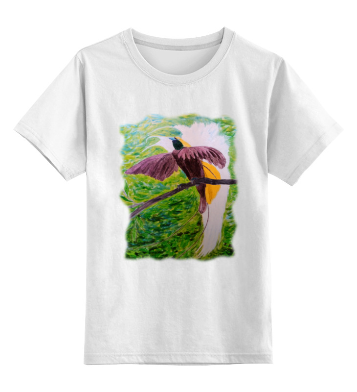 цена Printio Детская футболка классическая унисекс Малая райская птица