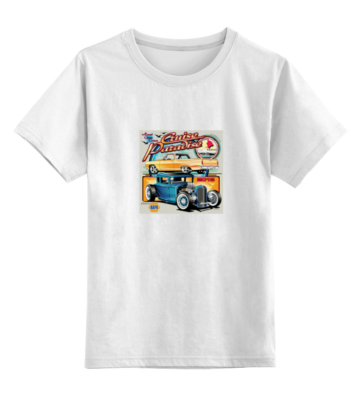Printio Детская футболка классическая унисекс Ретро автомобили