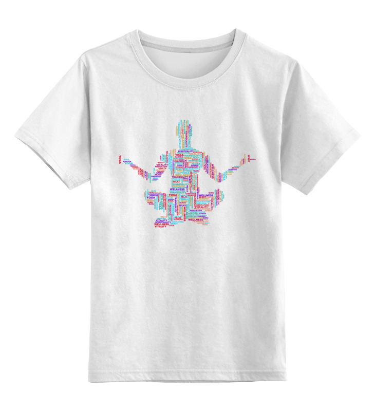 Printio Детская футболка классическая унисекс Медитация йога арт