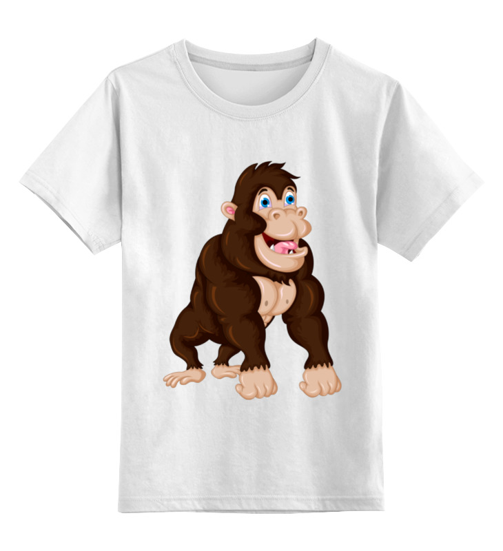 Printio Детская футболка классическая унисекс Обезьяна printio детская футболка классическая унисекс мем с обезьяной