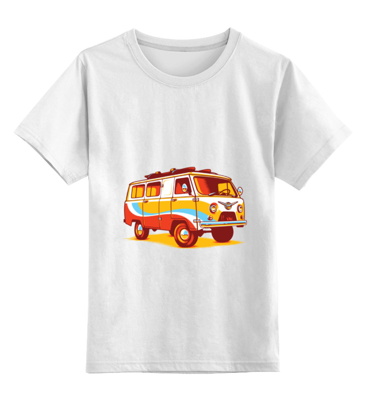 Printio Детская футболка классическая унисекс Хиппи уазик