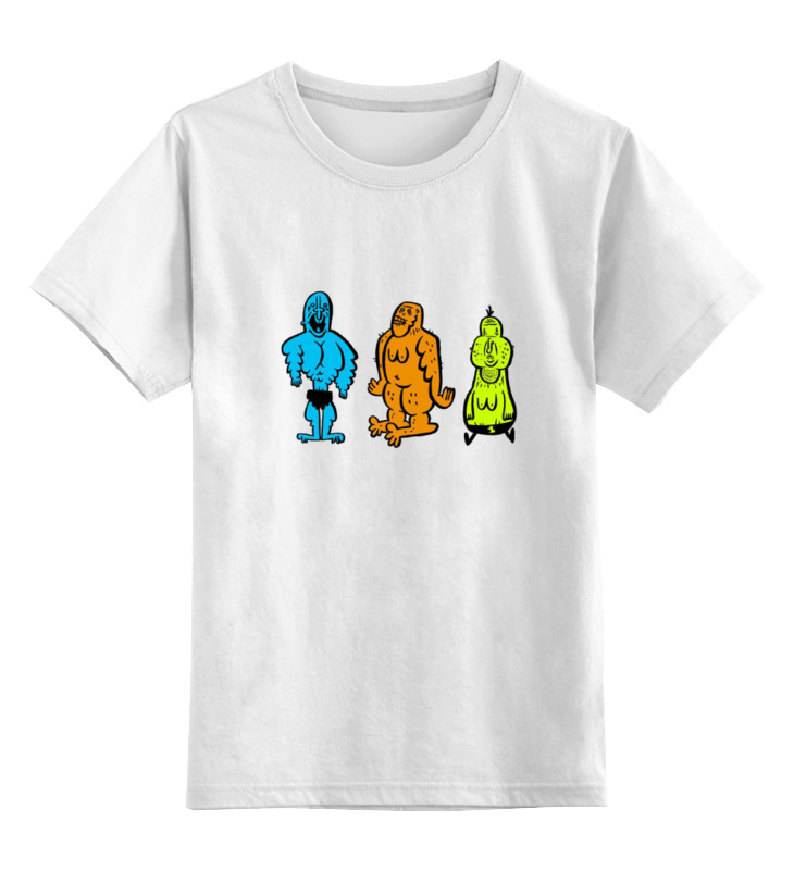 Printio Детская футболка классическая унисекс Цветные монстры printio детская футболка классическая унисекс монстры
