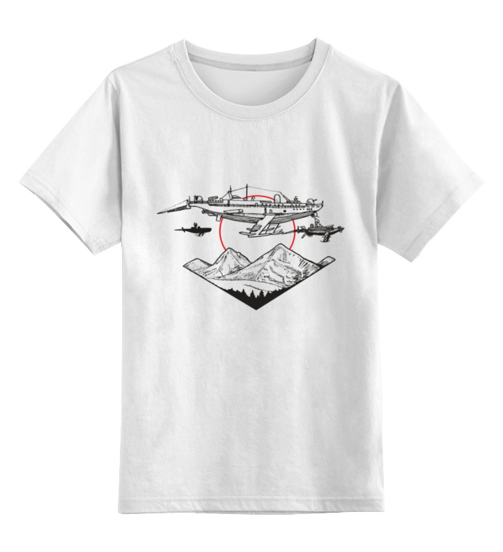 Printio Детская футболка классическая унисекс Пограничники боевые корабли