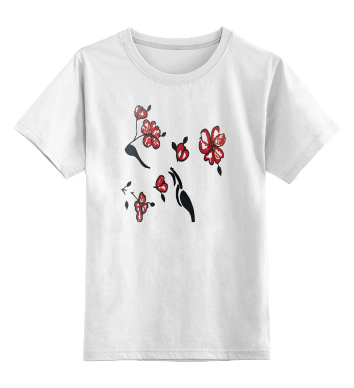 Printio Детская футболка классическая унисекс Красные маки
