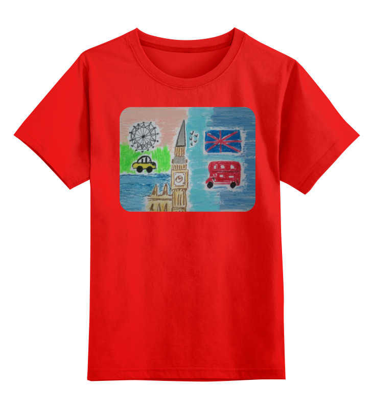 автобус двухэтажный hk industries 666 691a 30 см красный Printio Детская футболка классическая унисекс Лондон