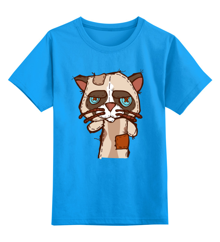 Printio Детская футболка классическая унисекс ☂ grumpy cat ☂ printio кружка с цветной ручкой и ободком ☂ grumpy cat ☂