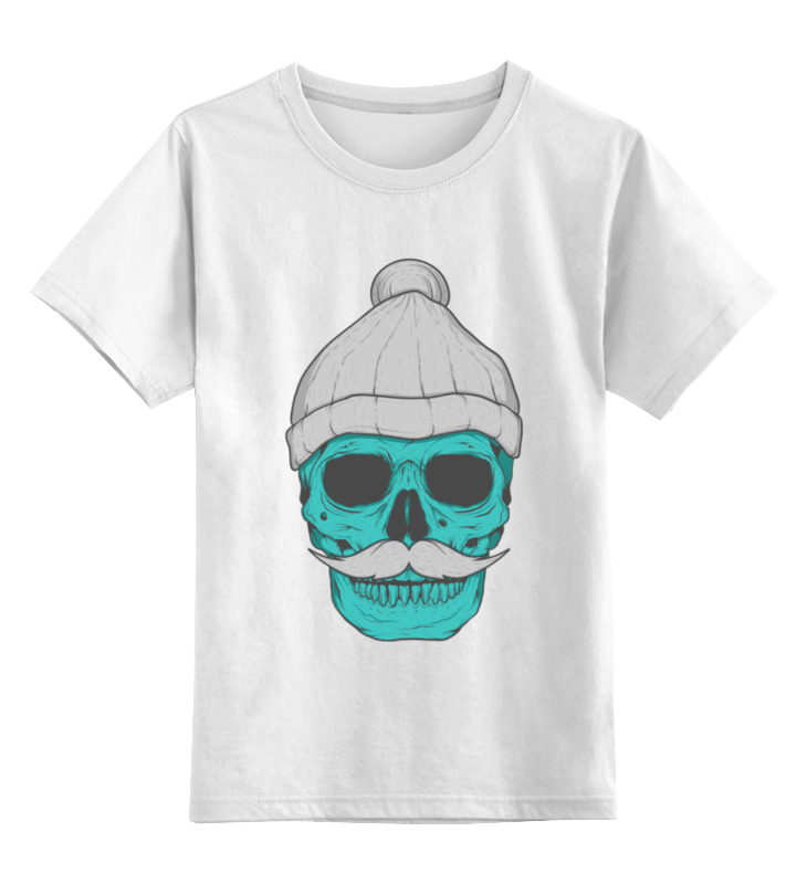 Printio Детская футболка классическая унисекс Hipster skull