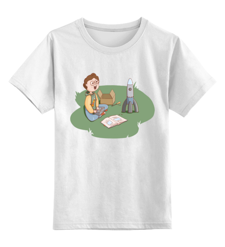Printio Детская футболка классическая унисекс Юный учёный